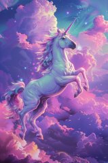 Unicorn - samolepka na zeď samolepící